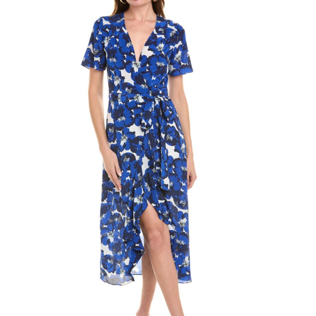 Summer Party Silk Wrap Dress From The Kooples
